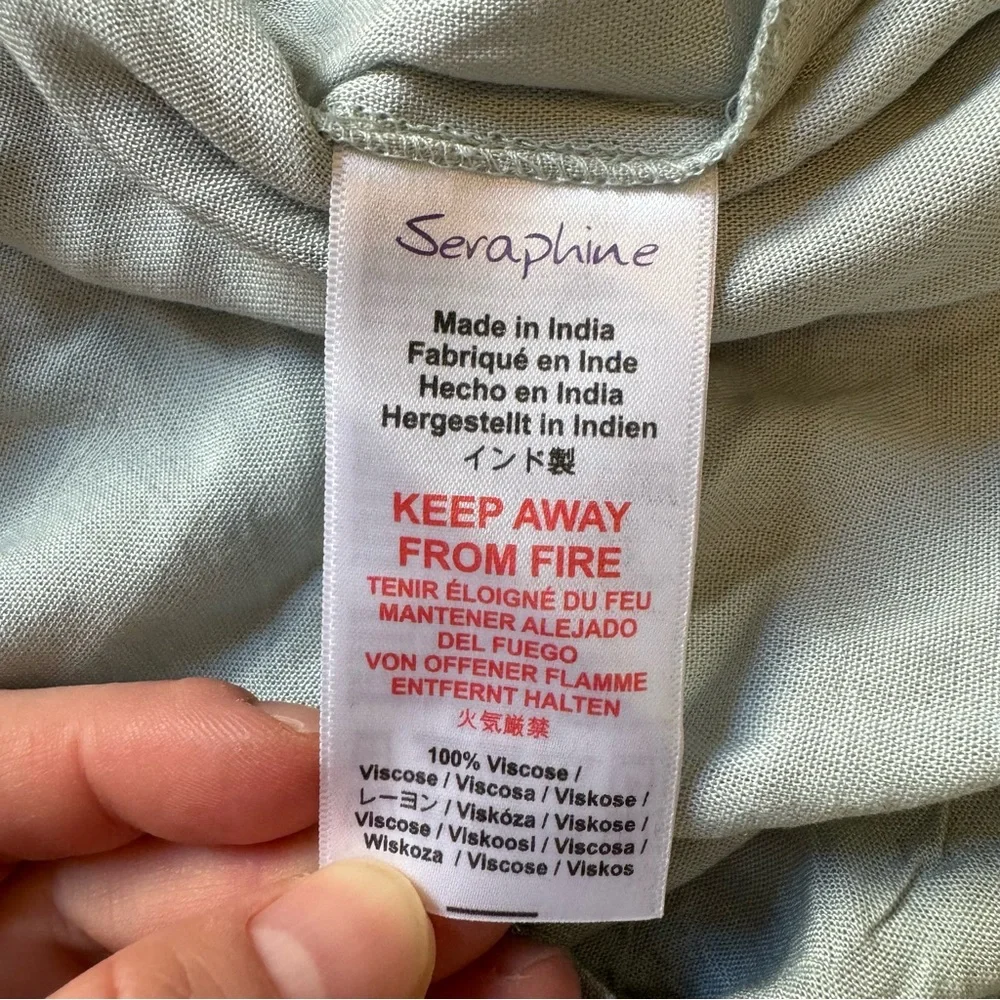 Seraphine Light Green Maternity Dress - Picture 12 of 14